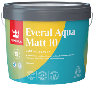 EVERAL AQUA MATT 10 Innenbereich - Matte Emaille, strapazierfähig