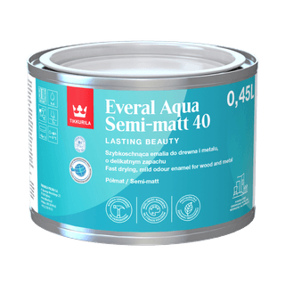 EVERAL AQUA SEMI MATT 40 Aussenbereich
- Halbmatte Emaille, strapazierfähig