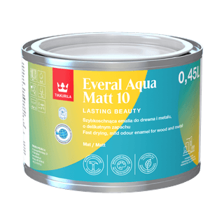 EVERAL AQUA MATT 10 Aussenbereich - Matte Emaille, strapazierfähig