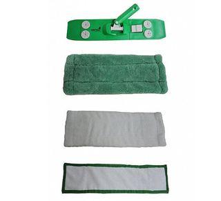 FUSSBODEN-REINIGUNGSSET - 4-teiliges Set für Fußbodenreinigung inkl. Ersatzmops