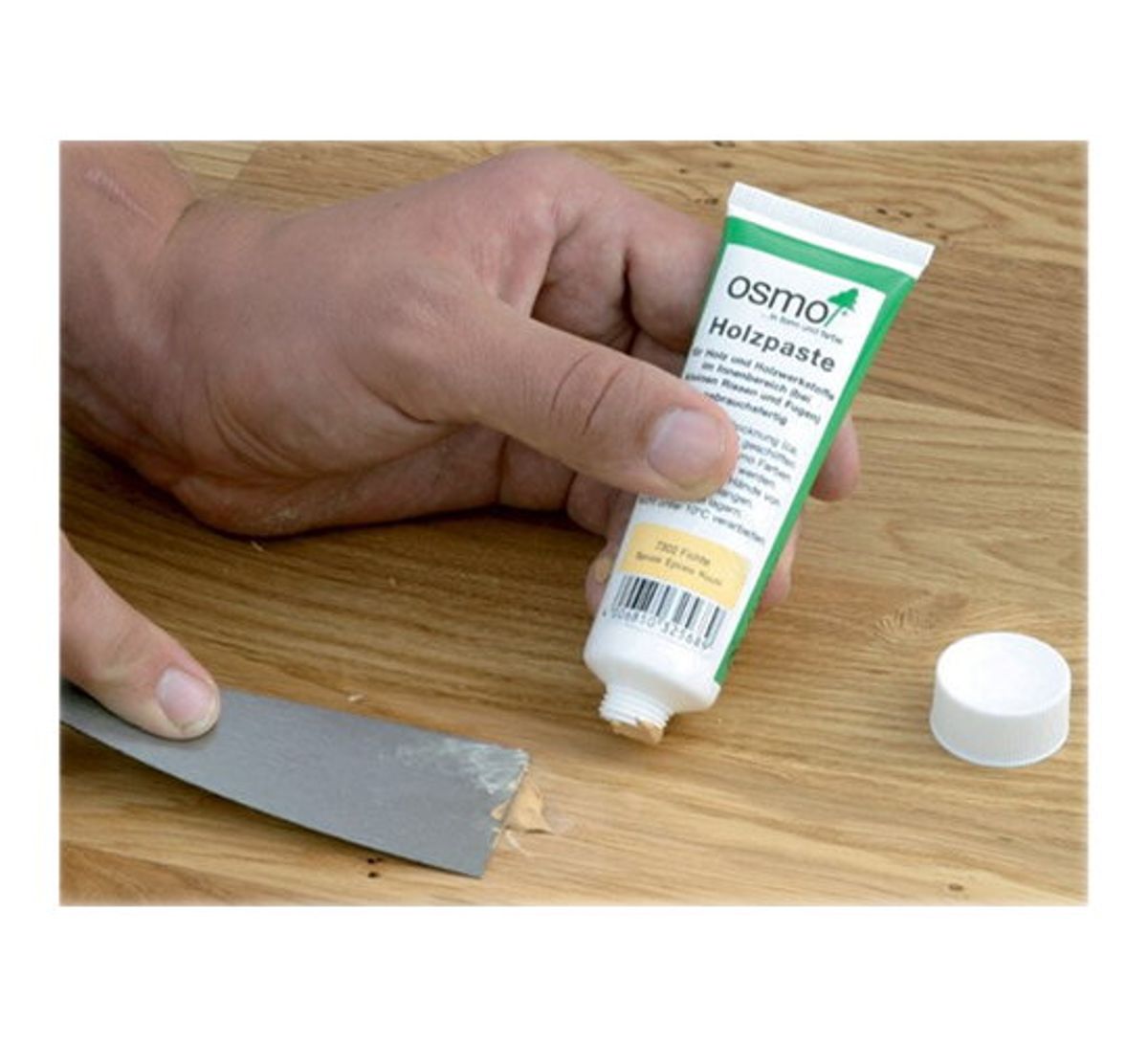 HOLZPASTE - Zum Ausbessern von kleinen Rissen und Fugen im Holz