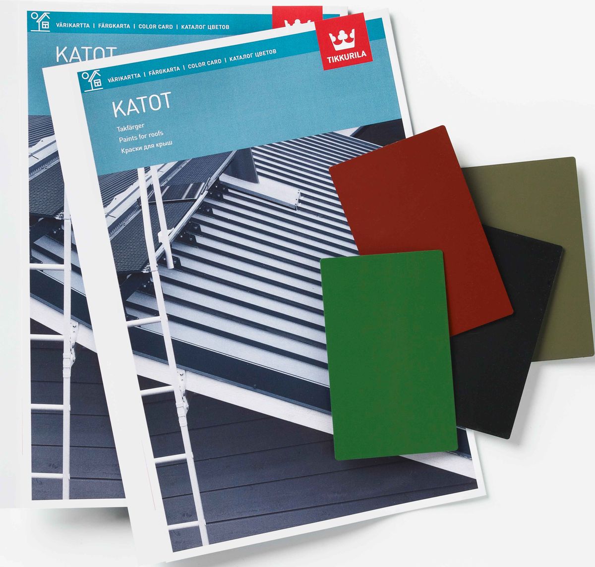 PAINTS FOR ROOFS - Musterfarbkarten für Metalldächer