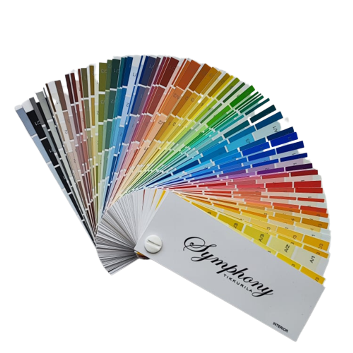 SYMPHONY 720 - Farbfächter, klein, aus Papier, Symphony 720