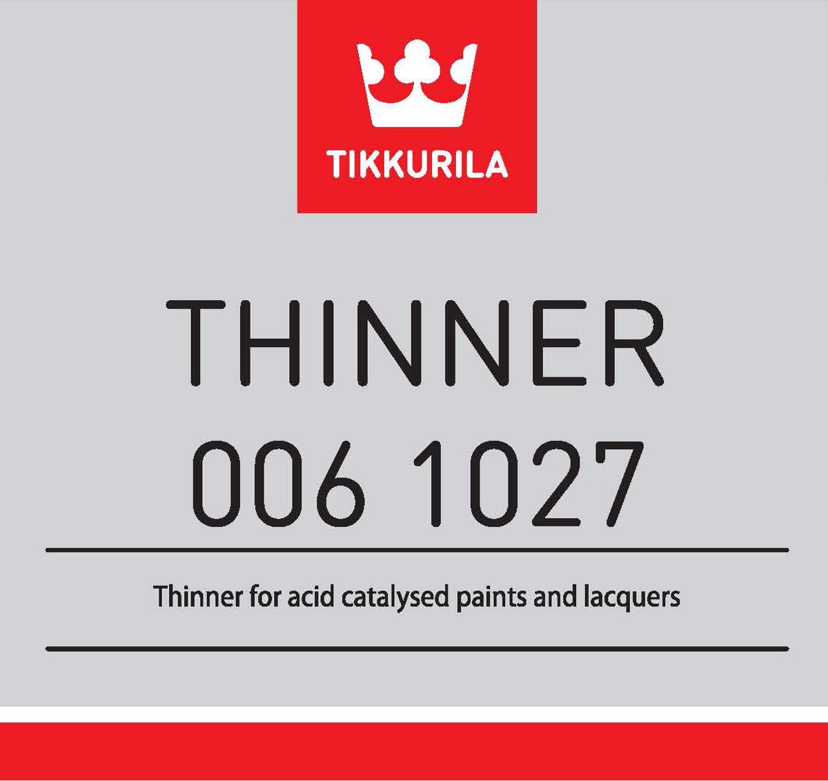 THINNER 1027 - Verdünner