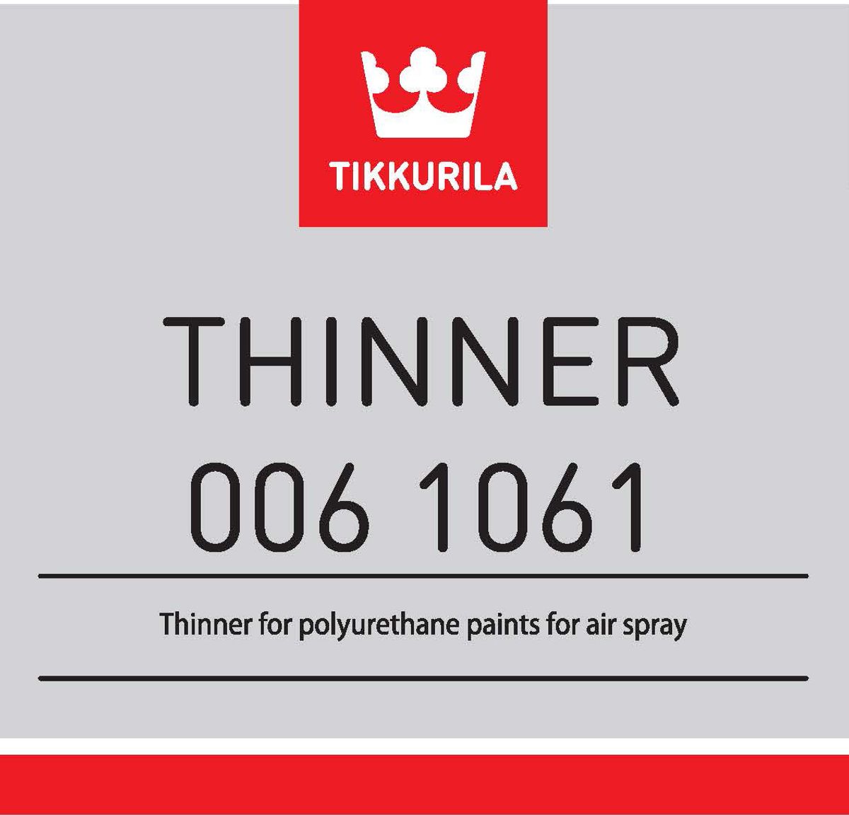 THINNER 1061 - Verdünner
